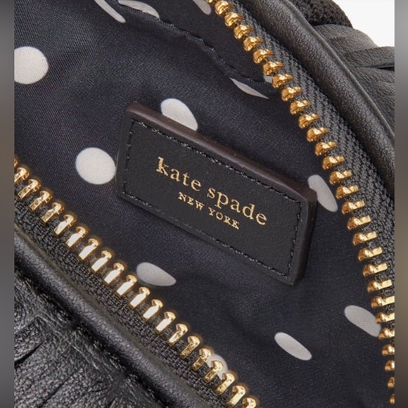 NWT! KATE SPADE FRINGED 3D DOG CROSSBODY - Picture 7 of 8